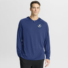 Tampa Bay Lightning Fanatics Authentic Pro Rink Hoodie - Blue Hoodies
