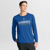 Buffalo Sabres Fanatics Authentic Pro Rink Tech Long Sleeve T-Shirt - Royal T-shirts