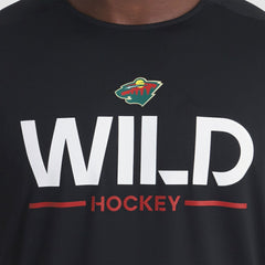 Minnesota Wild Fanatics Authentic Pro Rink Tech Long Sleeve T-Shirt - Black T-shirts