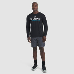 San Jose Sharks Fanatics Authentic Pro Rink Tech Long Sleeve T-Shirt - Black T-shirts