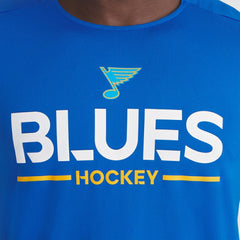 St. Louis Blues Fanatics Authentic Pro Rink Tech T-Shirt - Blue T-shirts