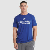 Tampa Bay Lightning Fanatics Authentic Pro Rink Tech T-Shirt - Blue T-shirts