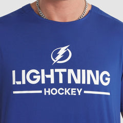 Tampa Bay Lightning Fanatics Authentic Pro Rink Tech T-Shirt - Blue T-shirts