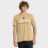 Vegas Golden Knights Fanatics Authentic Pro Rink Tech T-Shirt - Gold T-shirts