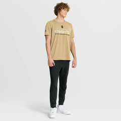 Vegas Golden Knights Fanatics Authentic Pro Rink Tech T-Shirt - Gold T-shirts