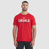 New Jersey Devils Fanatics Authentic Pro Rink Tech T-Shirt - Red T-shirts