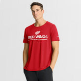 Detroit Red Wings Fanatics Authentic Pro Centennial Rink Tech T-Shirt - Red T-shirts