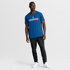 New York Rangers Fanatics Authentic Pro Rink Centennial Tech T-Shirt - Blue T-shirts