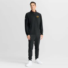Chicago Blackhawks Fanatics Authentic Pro Rink Training Quarter-Zip Pullover - Black Pullover