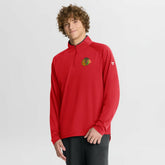 Chicago Blackhawks Fanatics Authentic Pro Rink Training Quarter-Zip Pullover - Red Pullover