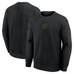 New Jersey Devils Fanatics Authentic Pro Road Tri-Blend Sweatshirt - Black Sweatshirts