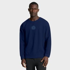 Winnipeg Jets Fanatics Authentic Pro Road Tri-Blend Sweatshirt - Navy Sweatshirts