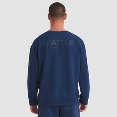 Seattle Kraken Fanatics Authentic Pro Road Tri-Blend Sweatshirt - Deep Sea Blue Sweatshirts