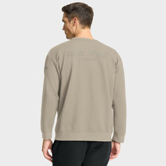 New York Islanders Fanatics Authentic Pro Road Tri-Blend Sweatshirt - Tan Sweatshirts