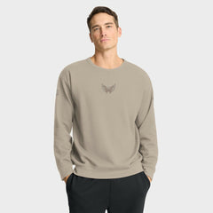 Washington Capitals Fanatics Authentic Pro Road Tri-Blend Sweatshirt - Tan Sweatshirts