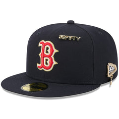 Boston Red Sox 2025 59FIFTY Day 59FIFTY Fitted Hat with Pins Navy