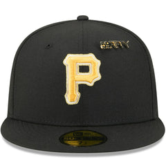Pittsburgh Pirates 2025 59FIFTY Day 59FIFTY Fitted Hat with Pins Black