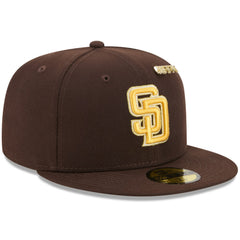 San Diego Padres 2025 59FIFTY Day 59FIFTY Fitted Hat with Pins Brown