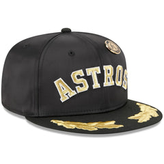 Houston Astros 2025 59FIFTY Day Gold Leaf 59FIFTY Fitted Hat Black