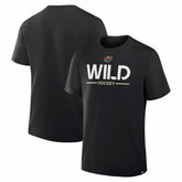 Minnesota Wild Fanatics Authentic Pro Primary T-Shirt - Black T-shirts