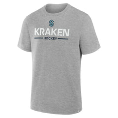 Seattle Kraken Fanatics Authentic Pro Primary T-Shirt - Gray T-shirts