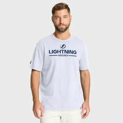 Tampa Bay Lightning Fanatics Authentic Pro Primary T-Shirt - White T-shirts