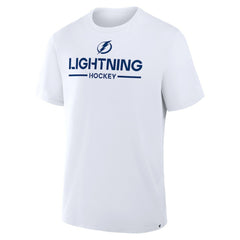 Tampa Bay Lightning Fanatics Authentic Pro Primary T-Shirt - White T-shirts