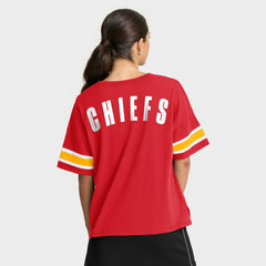 Kansas City Chiefs Women's Redzone Curl Route T-Shirt - Red online