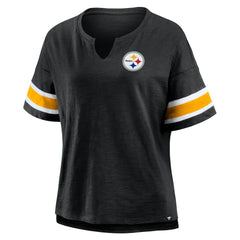 Pittsburgh Steelers Women's Redzone Curl Route T-Shirt - Black online