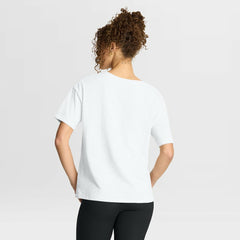 Las Vegas Raiders Women's Redzone Slub Boxy T-Shirt - White sale