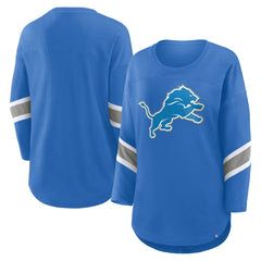 Detroit Lions Women's Redzone 3/4-Sleeve T-Shirt - Blue for sale