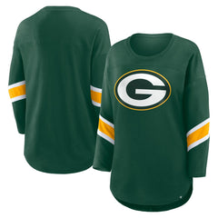 Green Bay Packers Women's Redzone 3/4-Sleeve T-Shirt - Green discount