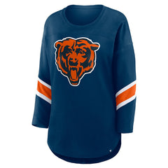 Chicago Bears Women's Redzone 3/4-Sleeve T-Shirt - Navy discount