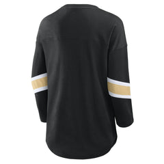 New Orleans Saints Women's Redzone 3/4-Sleeve T-Shirt - Black sale