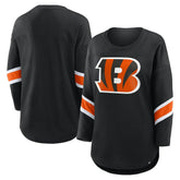 Cincinnati Bengals Women's Redzone 3/4-Sleeve T-Shirt - Black sale