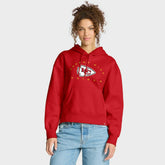 Kansas City Chiefs Women's Eligible Receiver Legacy Pullover Hoodie - Red on sale