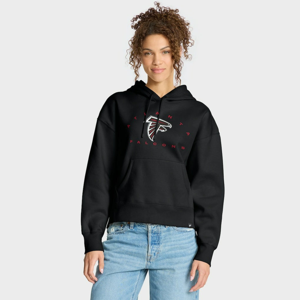 Atlanta Falcons Women's Eligible Receiver Legacy Pullover Hoodie - Black cheap