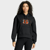 Cincinnati Bengals Women's Eligible Receiver Legacy Pullover Hoodie - Black sale