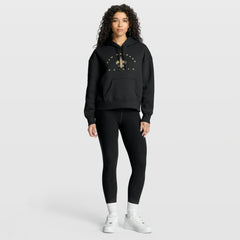 New Orleans Saints Women's Eligible Receiver Legacy Pullover Hoodie - Black cheap