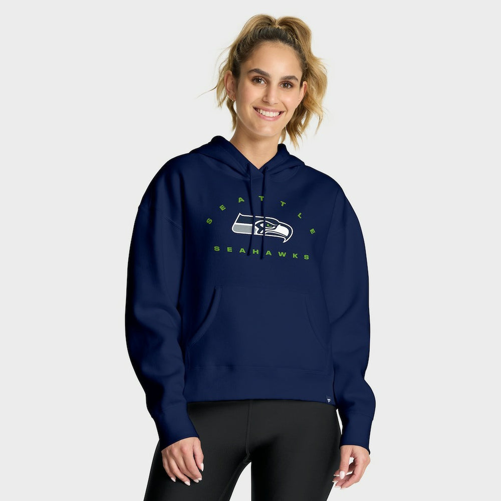 Seattle Seahawks Women's Eligible Receiver Legacy Pullover Hoodie - College Navy online