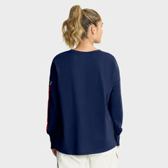 New England Patriots Women's Hometown Legacy Long Sleeve T-Shirt - Navy cheap