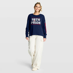 New England Patriots Women's Hometown Legacy Long Sleeve T-Shirt - Navy cheap