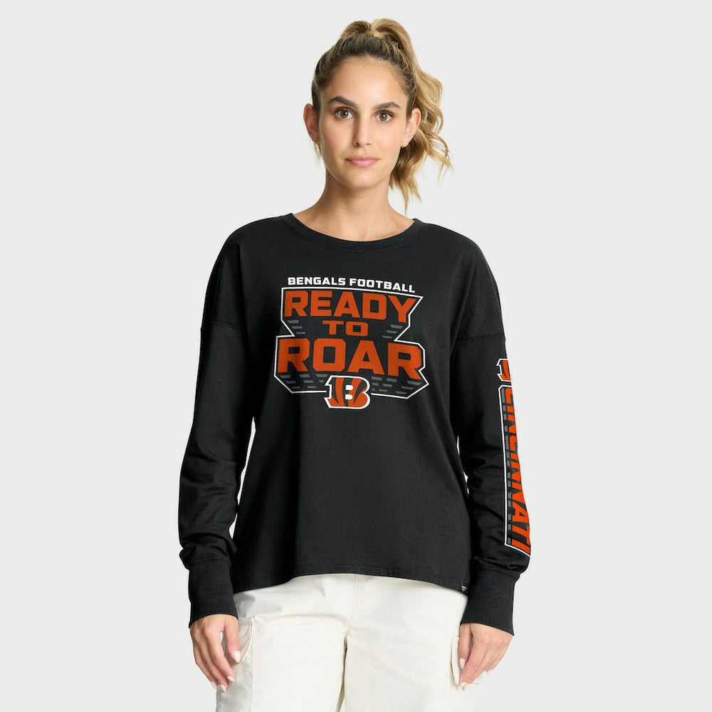 Cincinnati Bengals Women's Hometown Legacy Long Sleeve T-Shirt - Black discount