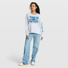 Detroit Lions Women's Hometown Legacy Long Sleeve T-Shirt - White on sale