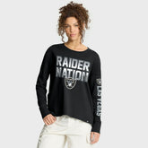 Las Vegas Raiders Women's Hometown Legacy Long Sleeve T-Shirt - Black for sale
