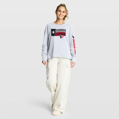 Houston Texans Women's Hometown Legacy Long Sleeve T-Shirt - White cheap