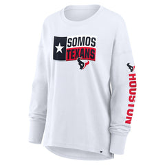 Houston Texans Women's Hometown Legacy Long Sleeve T-Shirt - White cheap