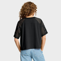 Minnesota Vikings Women's Oversized Raglan V-Neck Blackout Fashion Jersey online