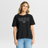 Washington Commanders Women's Blackout Kneel Down Legacy T-Shirt - Black outlet