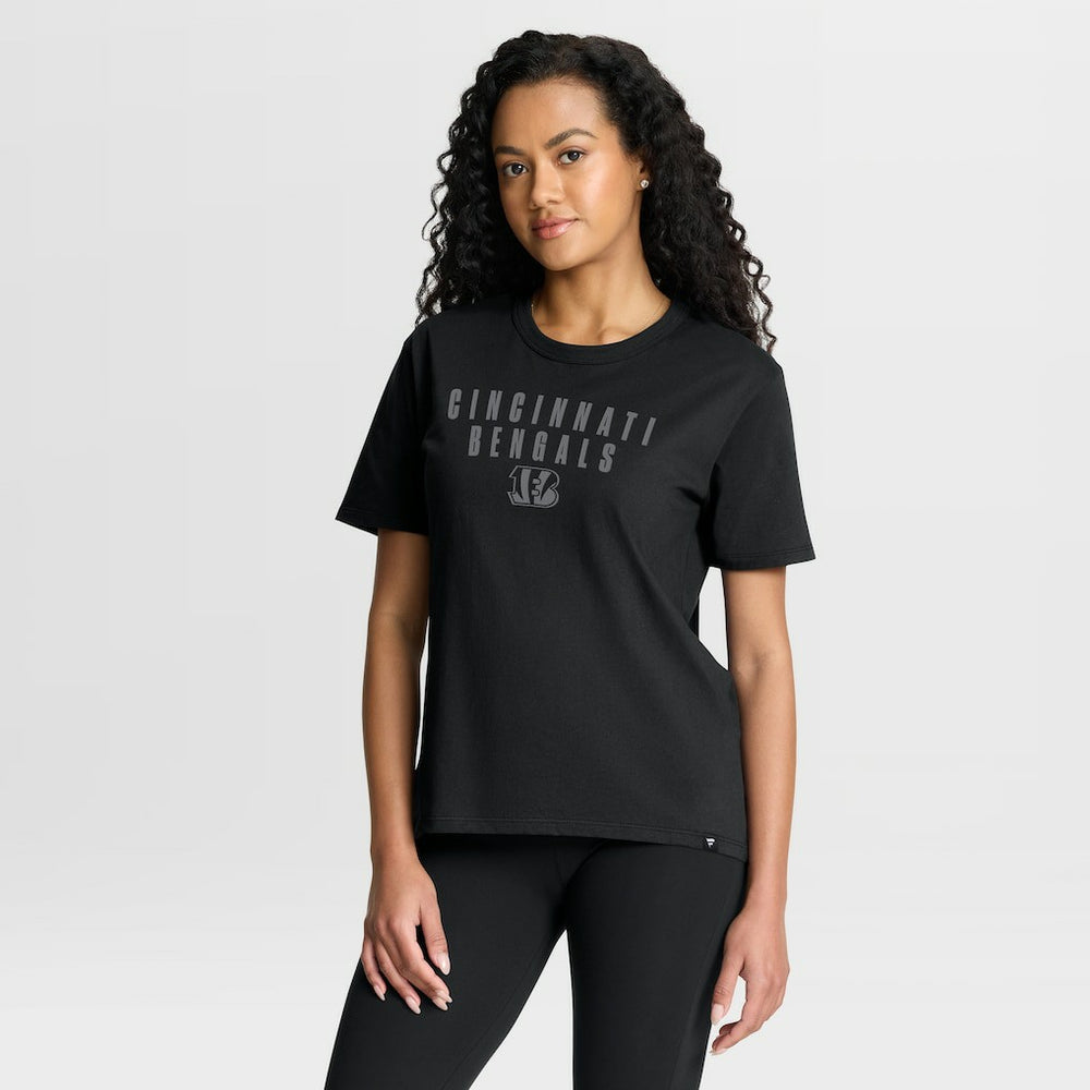 Cincinnati Bengals Women's Blackout Kneel Down Legacy T-Shirt - Black discount